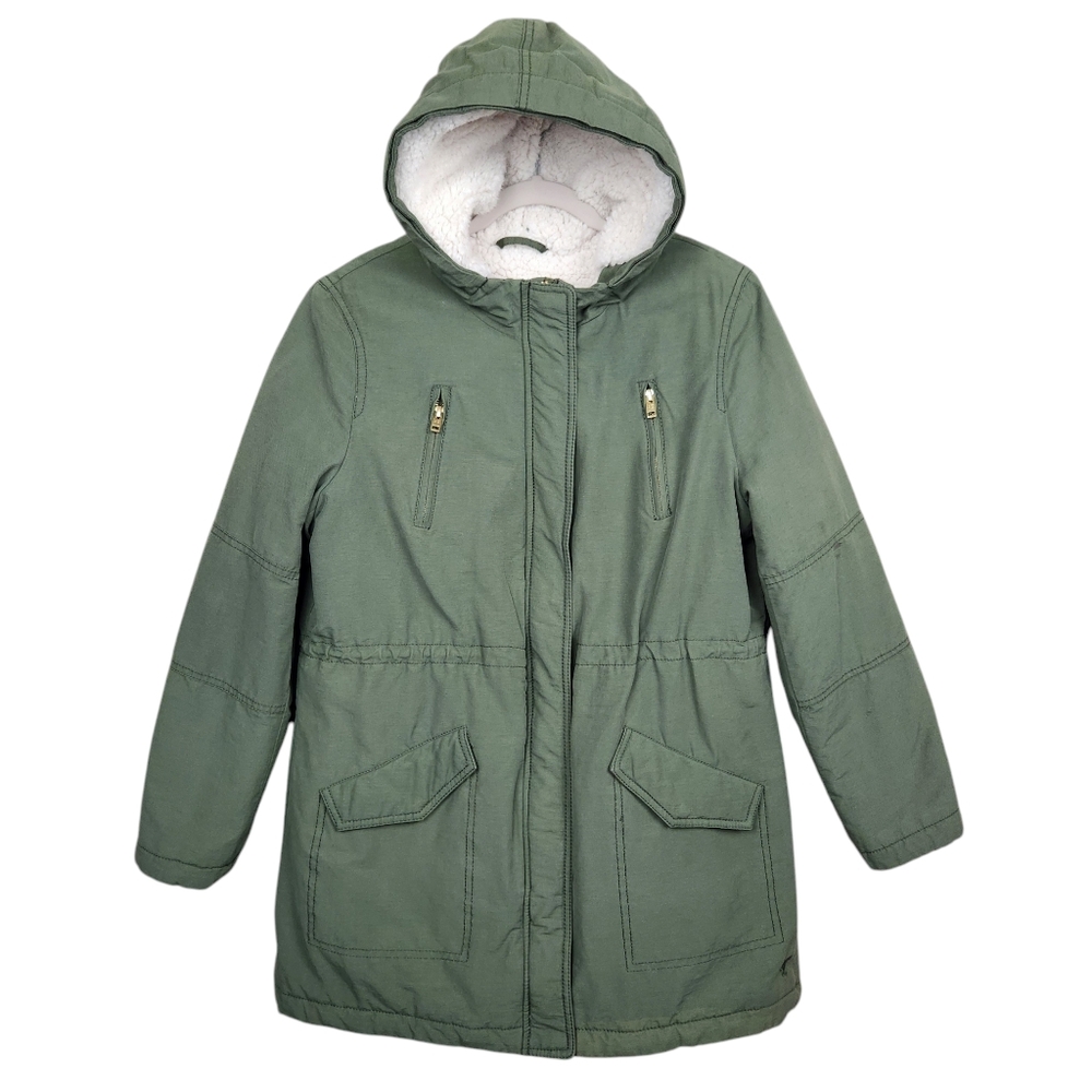 American Eagle Outfitters AEO Olive Green Military Inspired Jacket Womens Size L